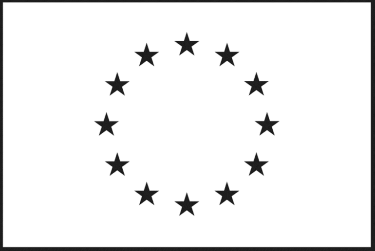 EU-rahoituksesta tähti logo