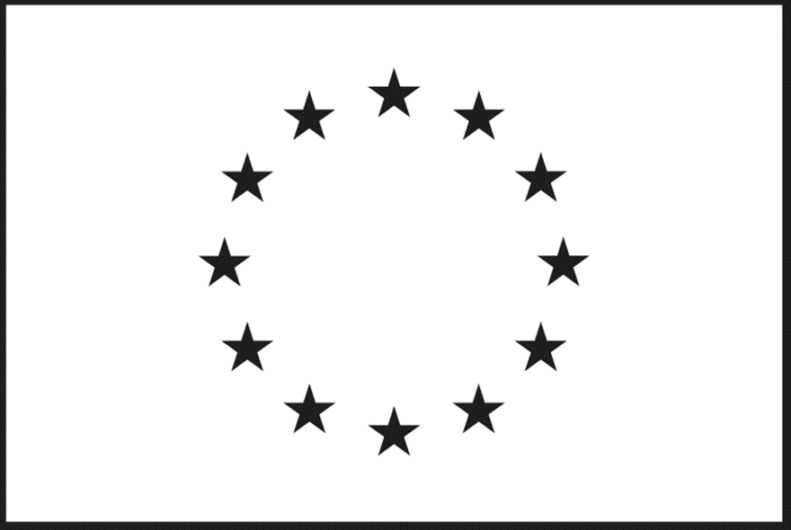 EU-rahoituksesta tähti logo